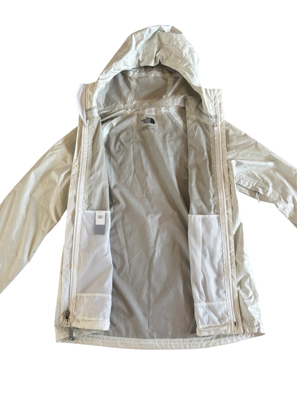The North Face Hooded Shell Jacket - Off White